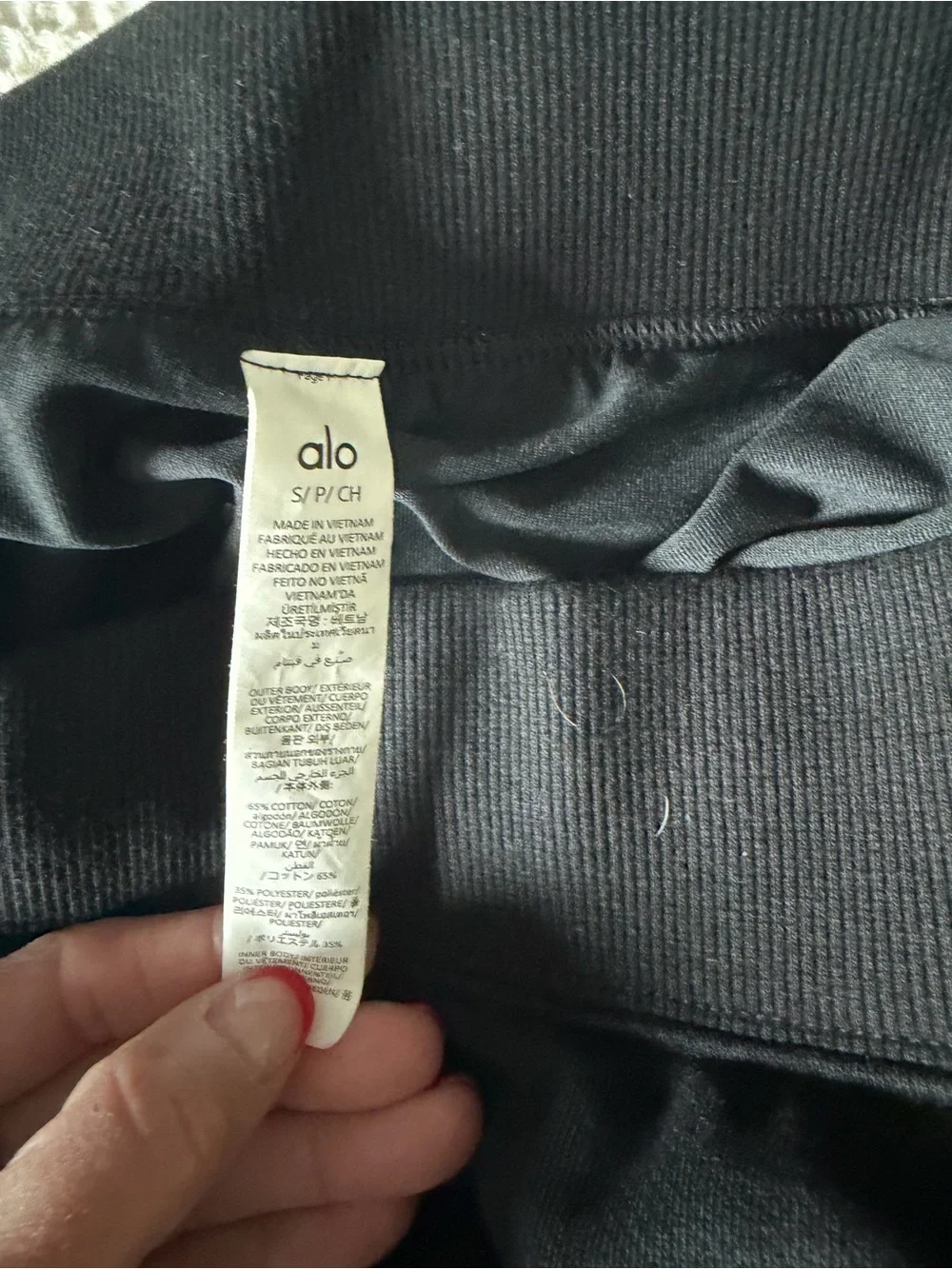 ALO Yoga Black Mini Skirt
